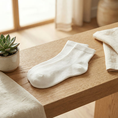 Kadın Beyaz Patik Çorap