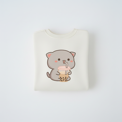 Bubble Tea Kitty Sweatshirt