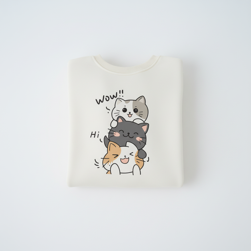 Happy Cats Oversize Sweatshirt