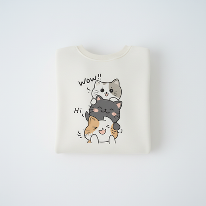 Happy Cats Oversize Sweatshirt