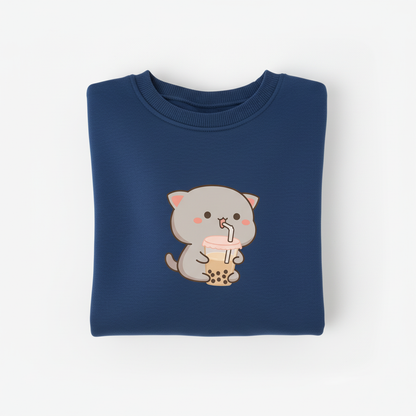 Bubble Tea Kitty Sweatshirt