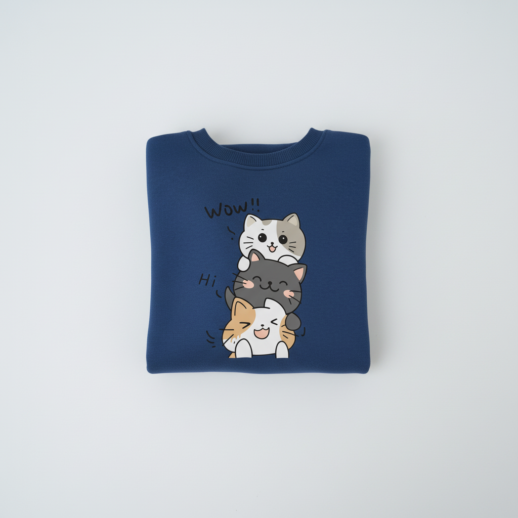 Happy Cats Oversize Sweatshirt