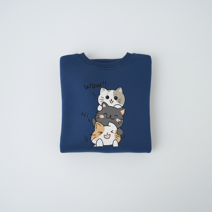 Happy Cats Oversize Sweatshirt